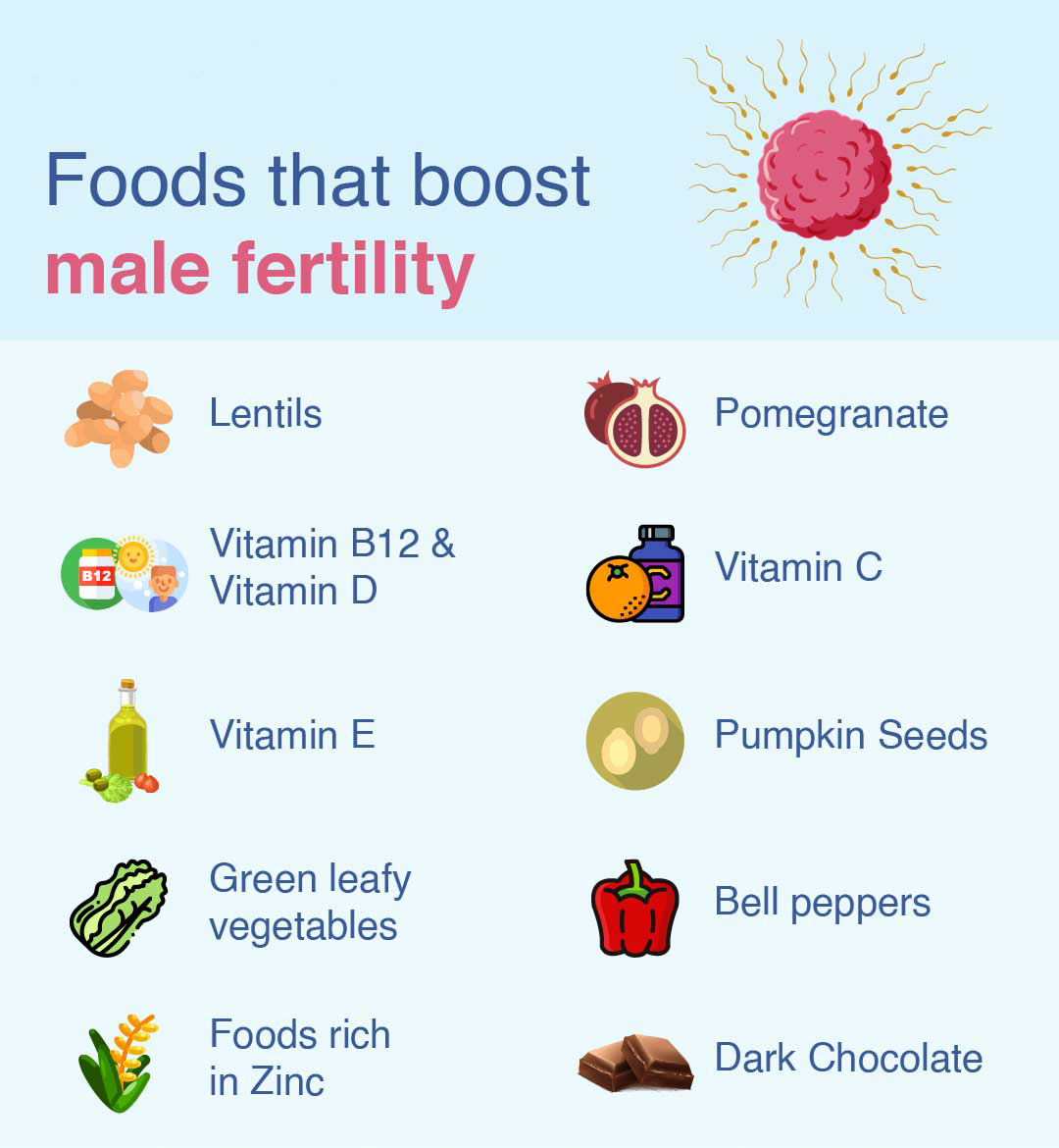 ᐉ Lebensmittel, die die Fruchtbarkeit erhöhen: Welche Lebensmittel ...